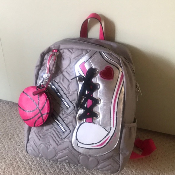 Betsey Johnson Handbags - Nice new sneaker gray backpack Betsey Johnson
